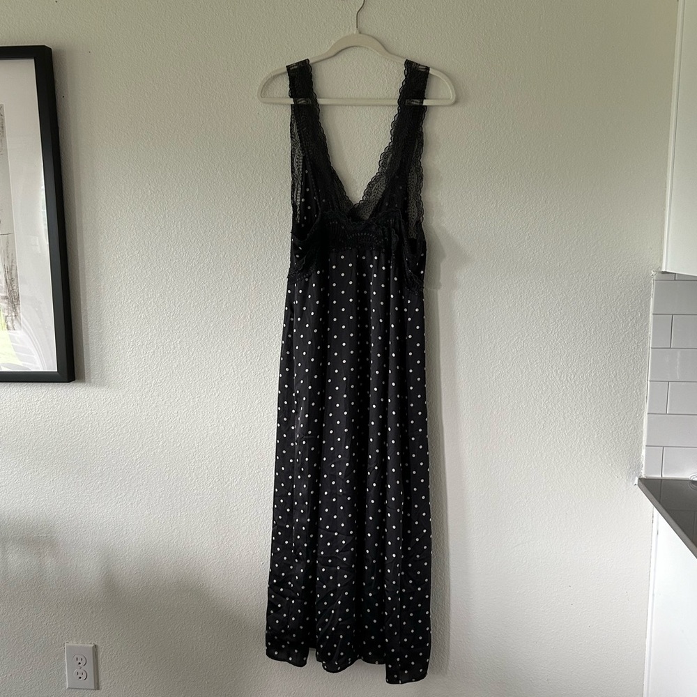 NWT Free People Bad For You Printed Slip in Black Combo - Picture 5 of 11